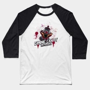 Gimme Candy Halloween Design Baseball T-Shirt